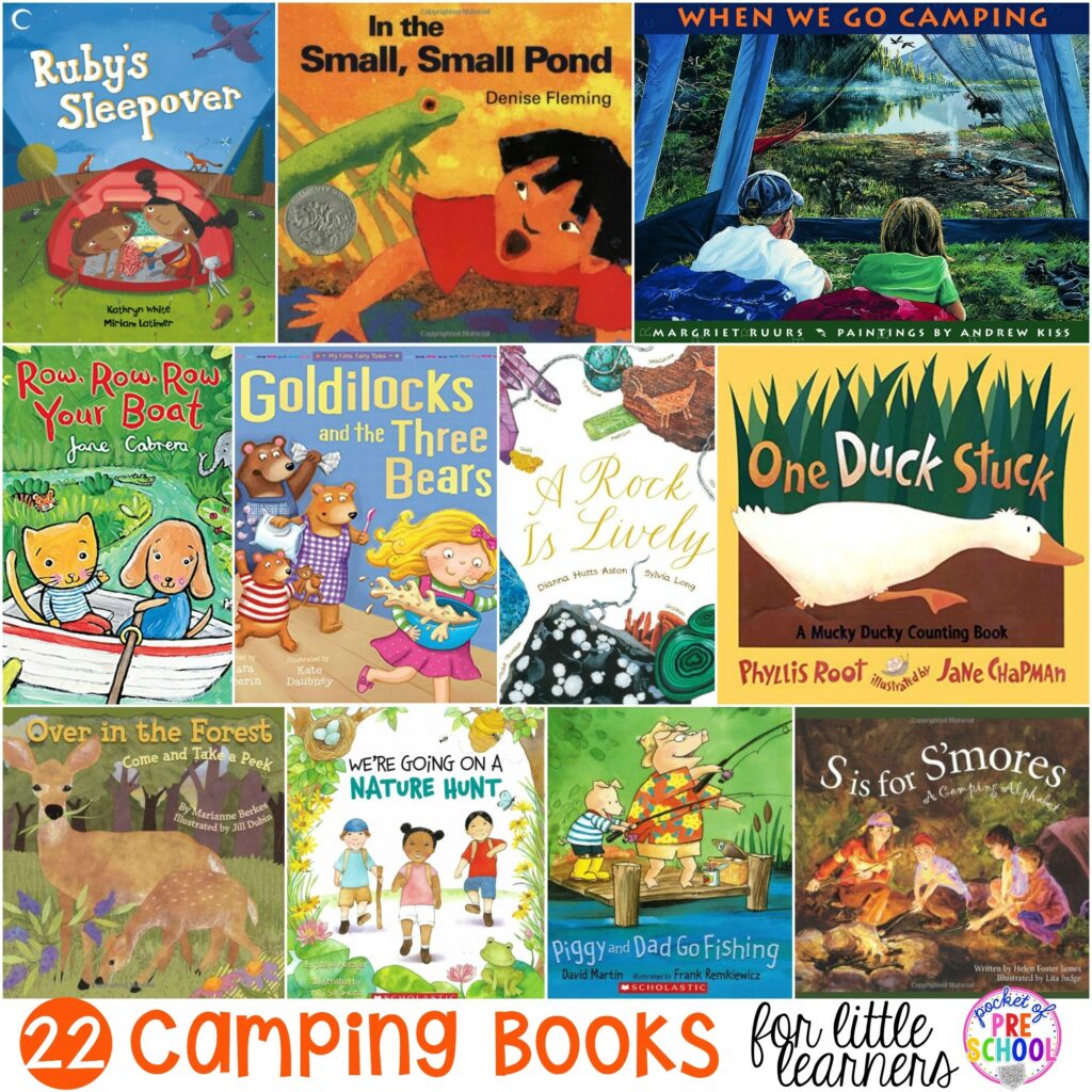 Camping Books For Little Learners Pocket Of Preschool