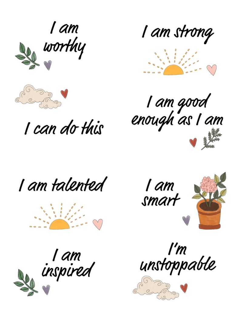 DIY Affirmation Cards I Love Inspire d 