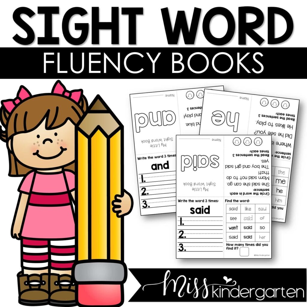 Sight Word Books Free Printable