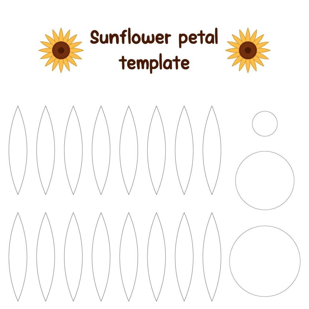 Flower Petal Template Pattern 10 Free PDF Printables Printablee