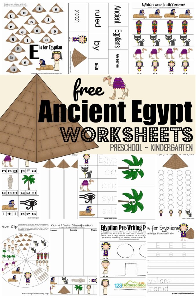 FREE Ancient Egypt Printable Worksheets Pdf