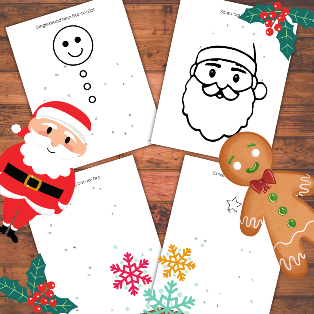 Printable Christmas Dot To Dot