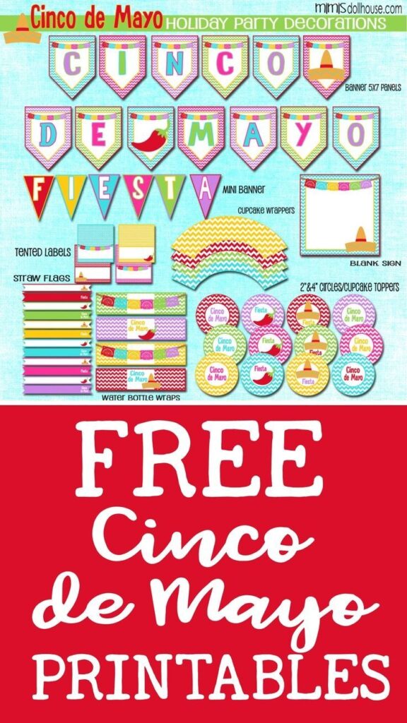 FREE Cinco De Mayo Printables