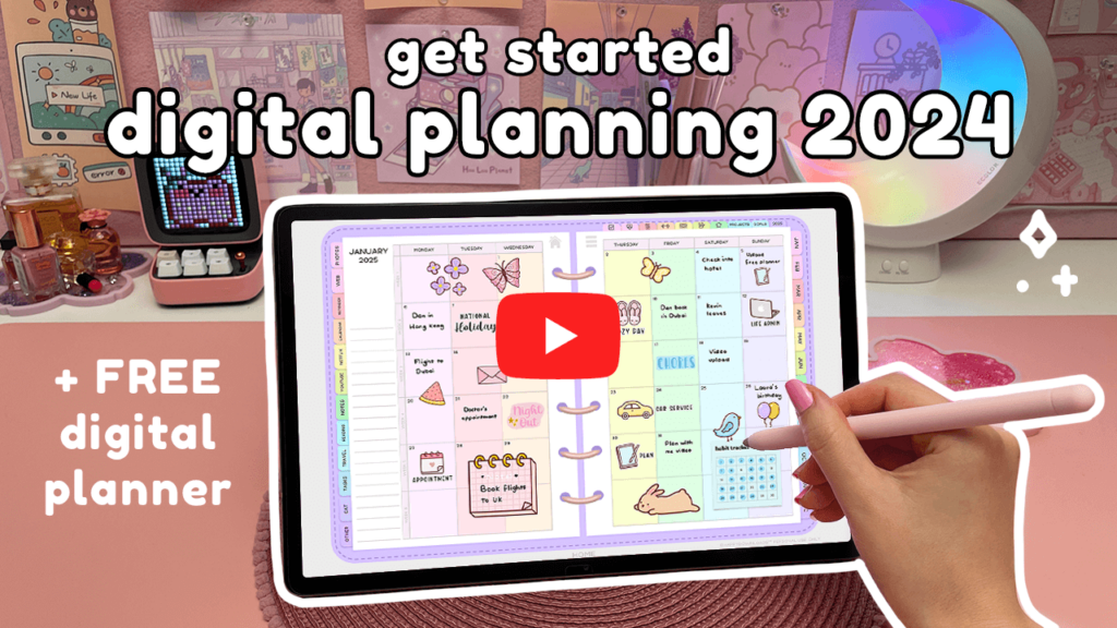 Free Digital Planner For 2024 HappyDownloads