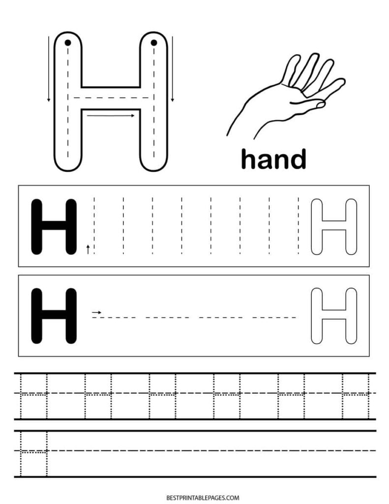 Free Letter H Preschool Worksheet And Learning Tips Zena s Suitcase