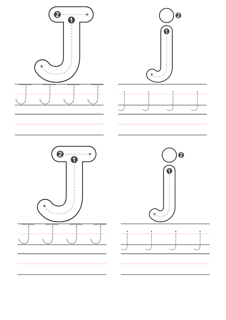 Letter J Worksheets For Preschool