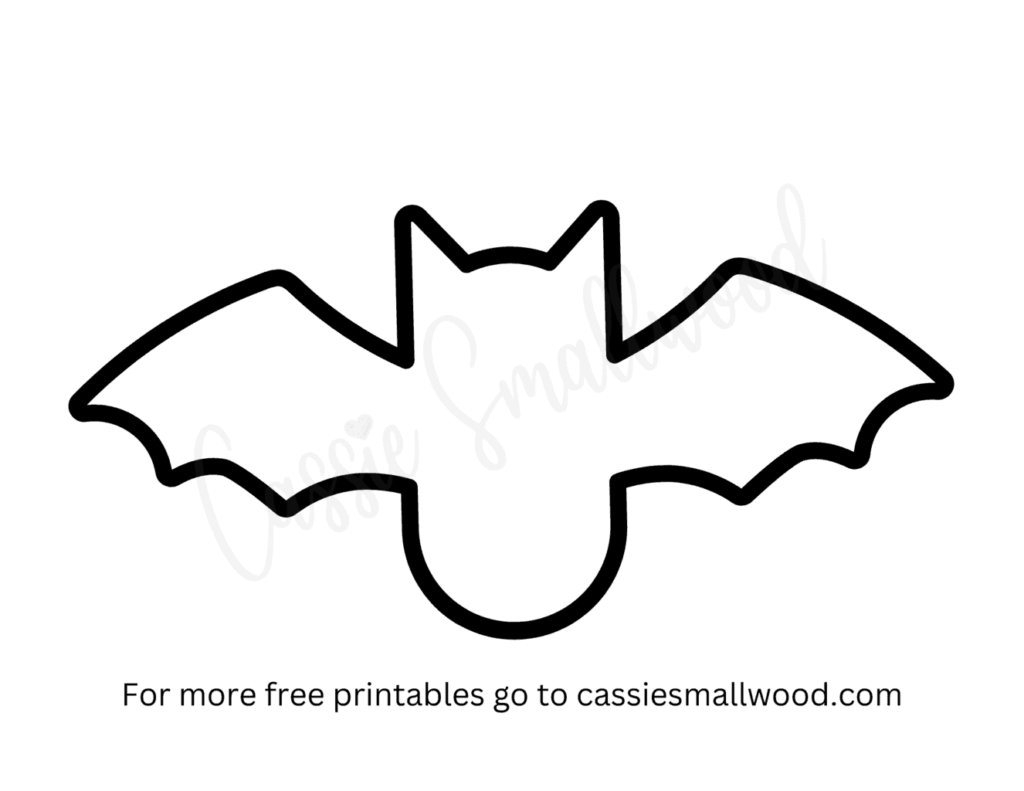 Free Printable Bat Templates Small Medium And Large Cassie Smallwood