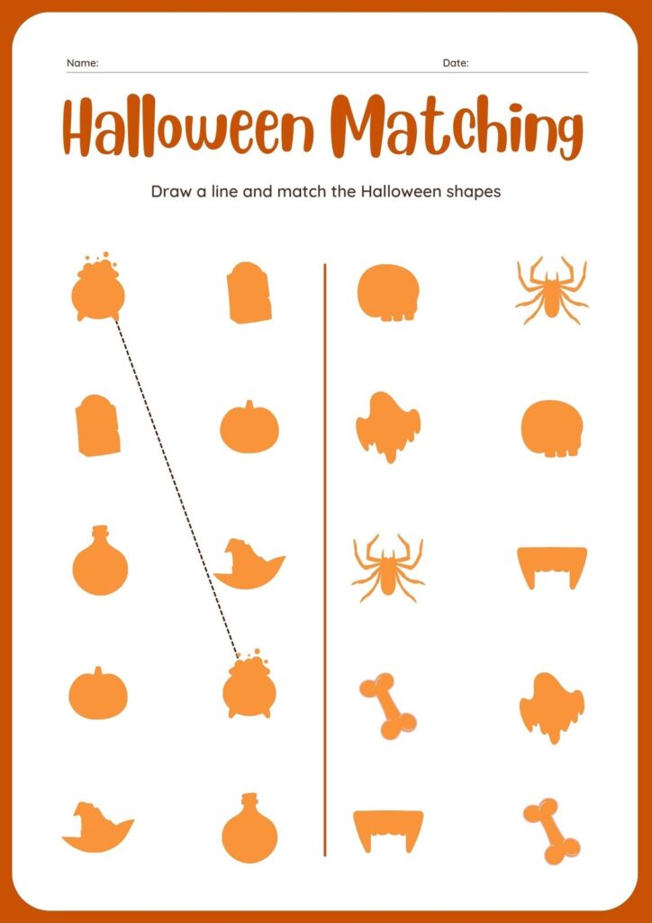 Free Printable Halloween Worksheet Templates To Edit Canva