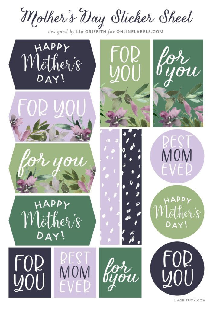 Free Printable Mother s Day Labels For Gifts Lia Griffith