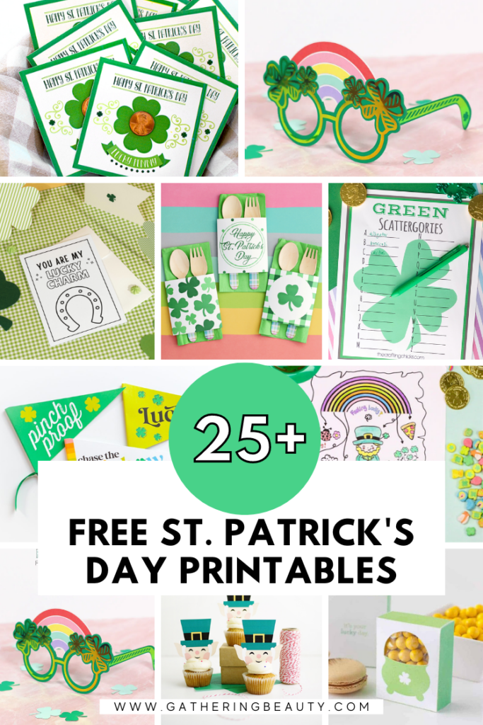 Free Printable St Patrick s Day Crafts Gathering Beauty