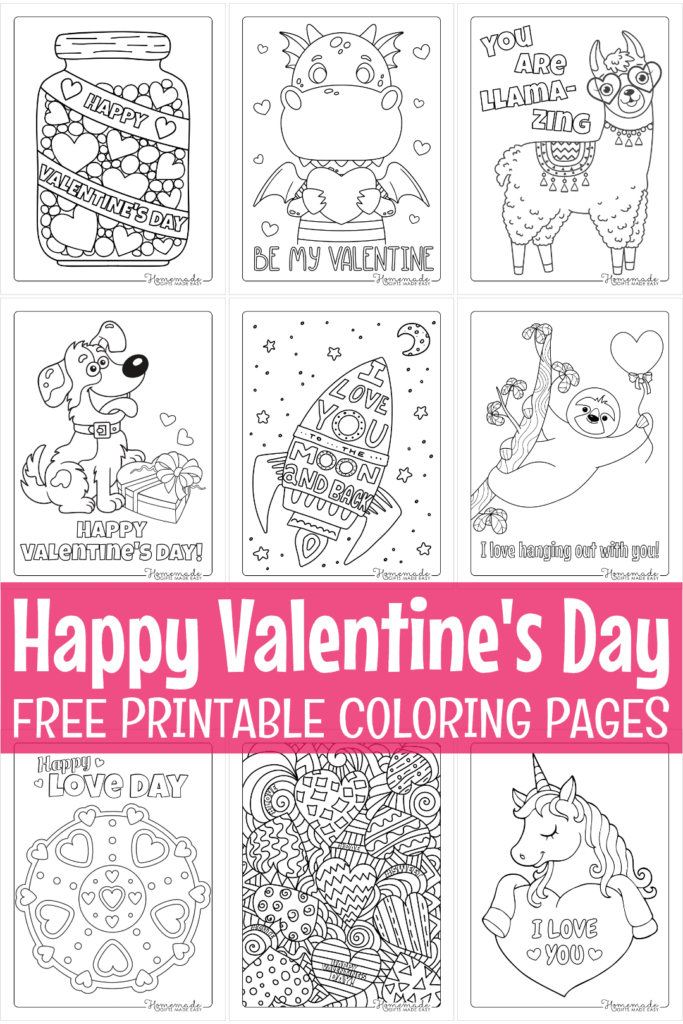 Free Printable Valentine s Day Coloring Pages