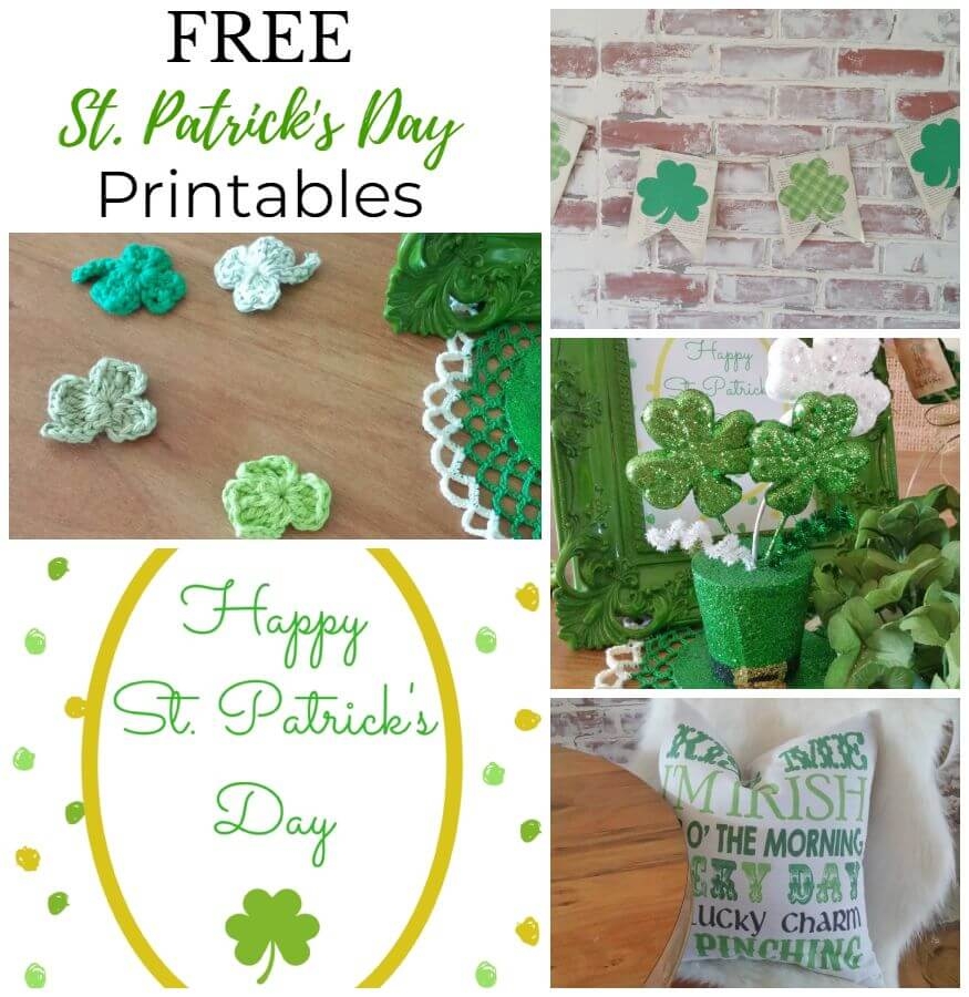 Free St Patrick s Day Printables Little Vintage Cottage