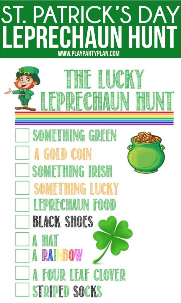 Fun Lucky Leprechaun Games For St Patrick s Day Play Party Plan