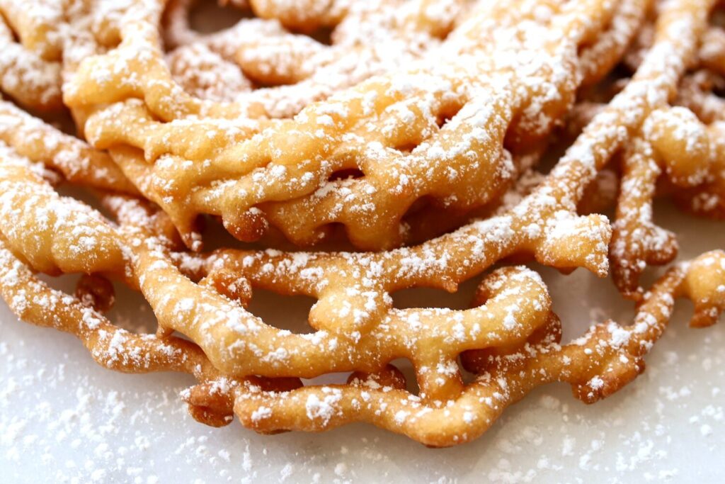 Funnel Cake Fried Dough Recipe The Super Mom Life