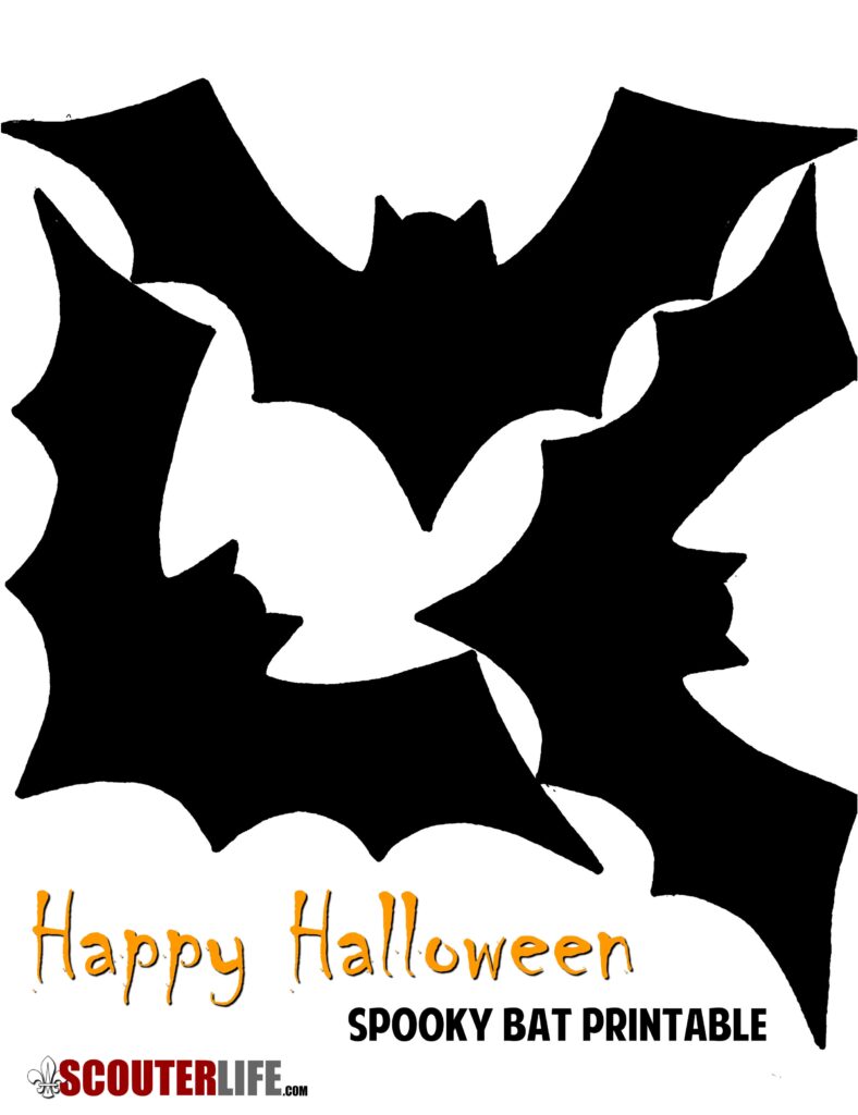 Halloween Spooky Bat Printable ScouterLife