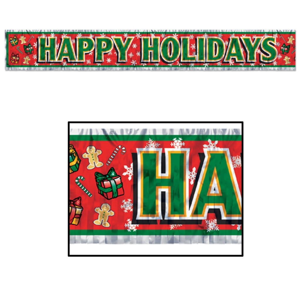 Free Printable Happy Holidays Banner