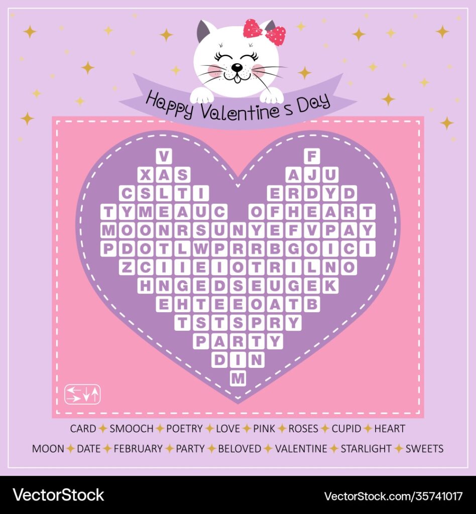 Happy Valentines Day Word Search