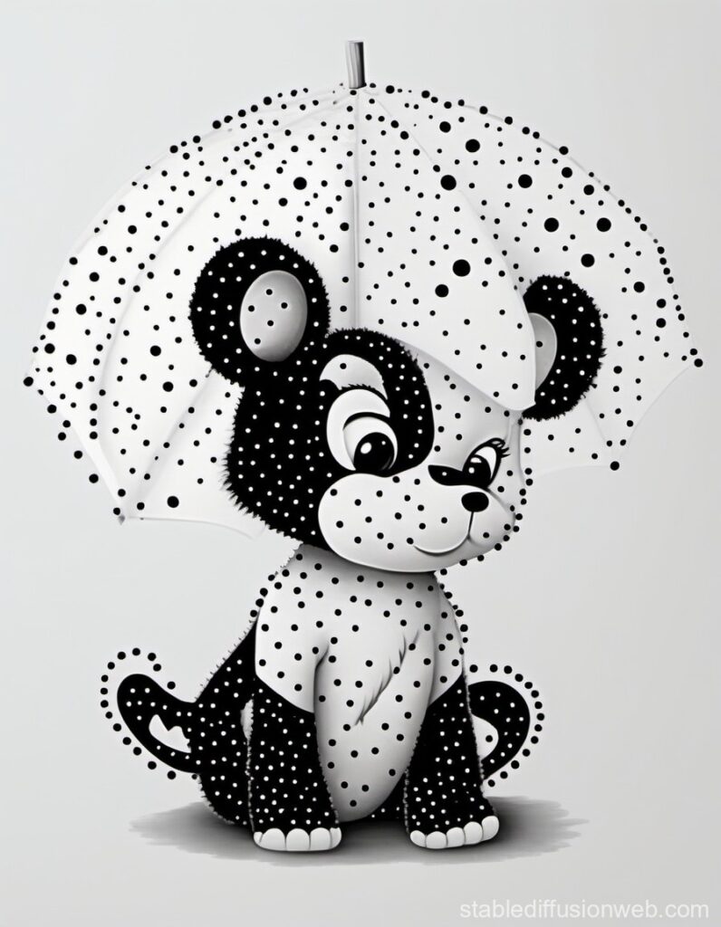 High Quality Black And White Dot to Dot Art Stable Diffusion Online