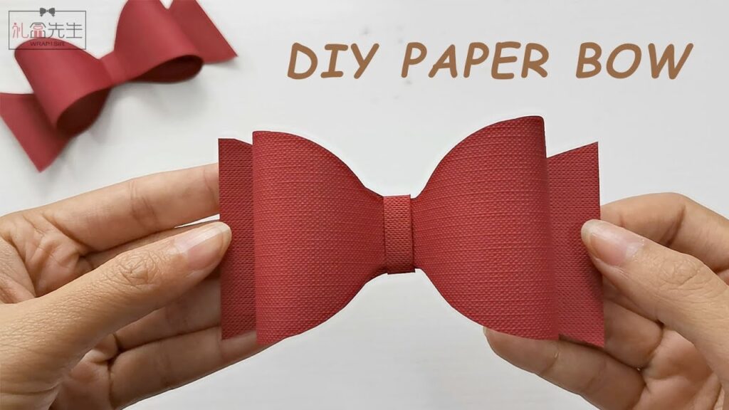 Make A Wrapping Paper Bow