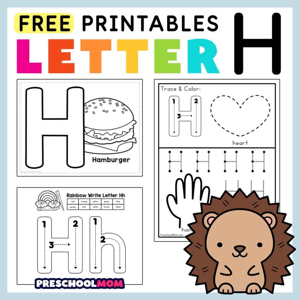 Letter H Preschool Printables Preschool Mom