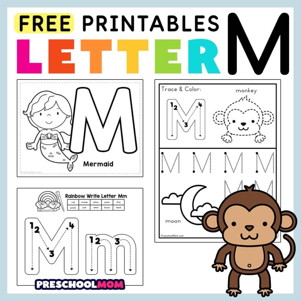 Letter M Preschool Printables Preschool Mom