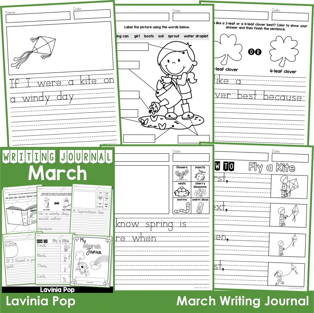 March Writing Journal Prompts