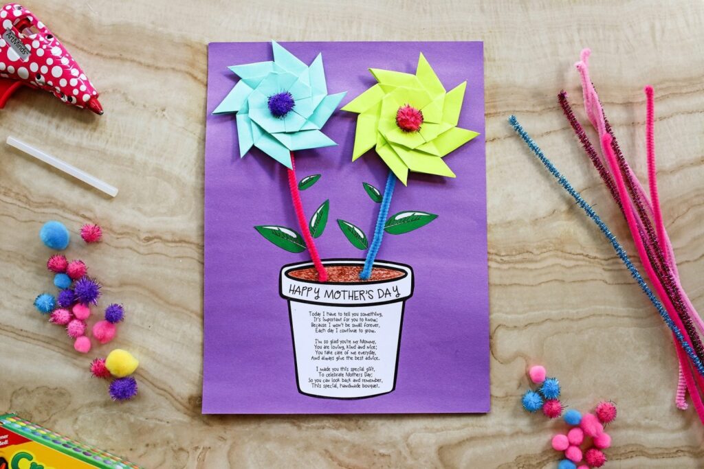 Flower Pot Mothers Day Craft