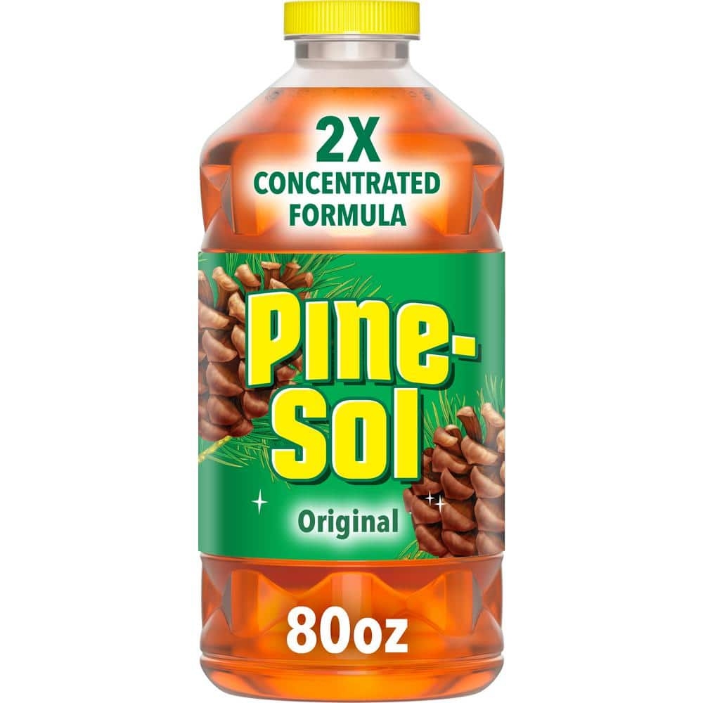 Pine Sol 80 Oz Original Disinfecting All Purpose Cleaner 4129460160 The Home Depot