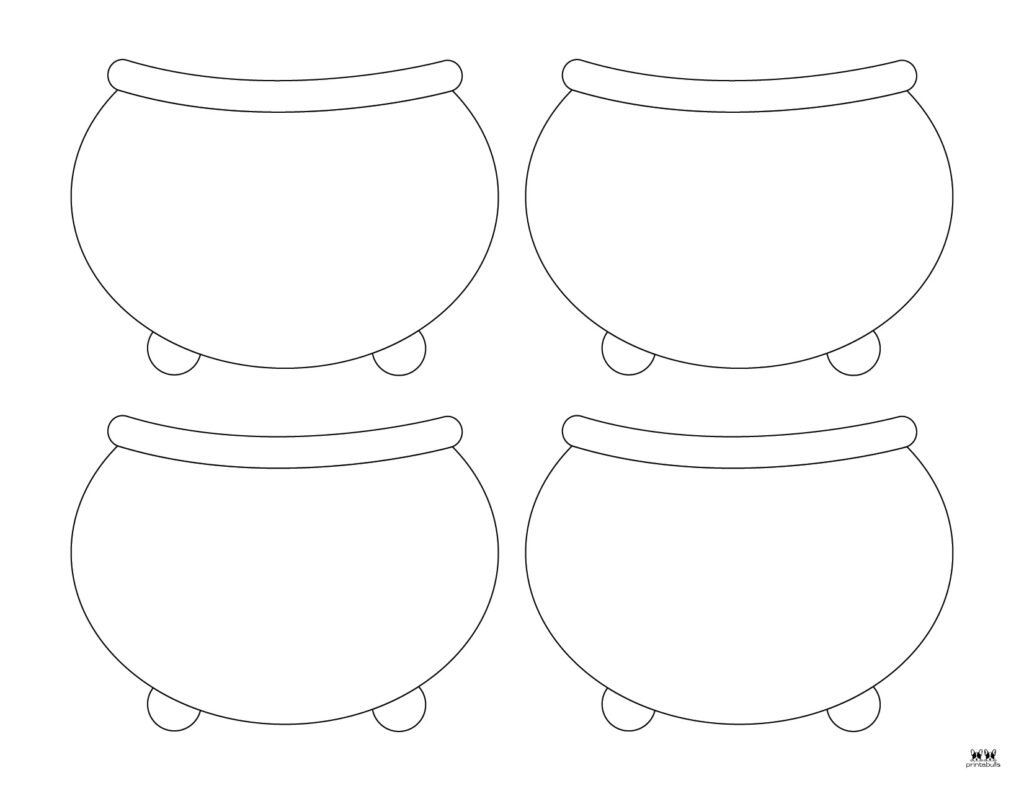 Pot Of Gold Templates Coloring Pages 33 Pages Printabulls