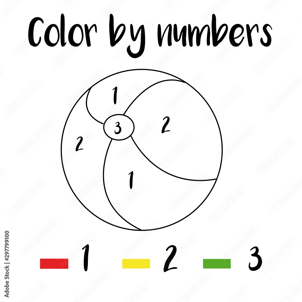 Pre K Color By Number