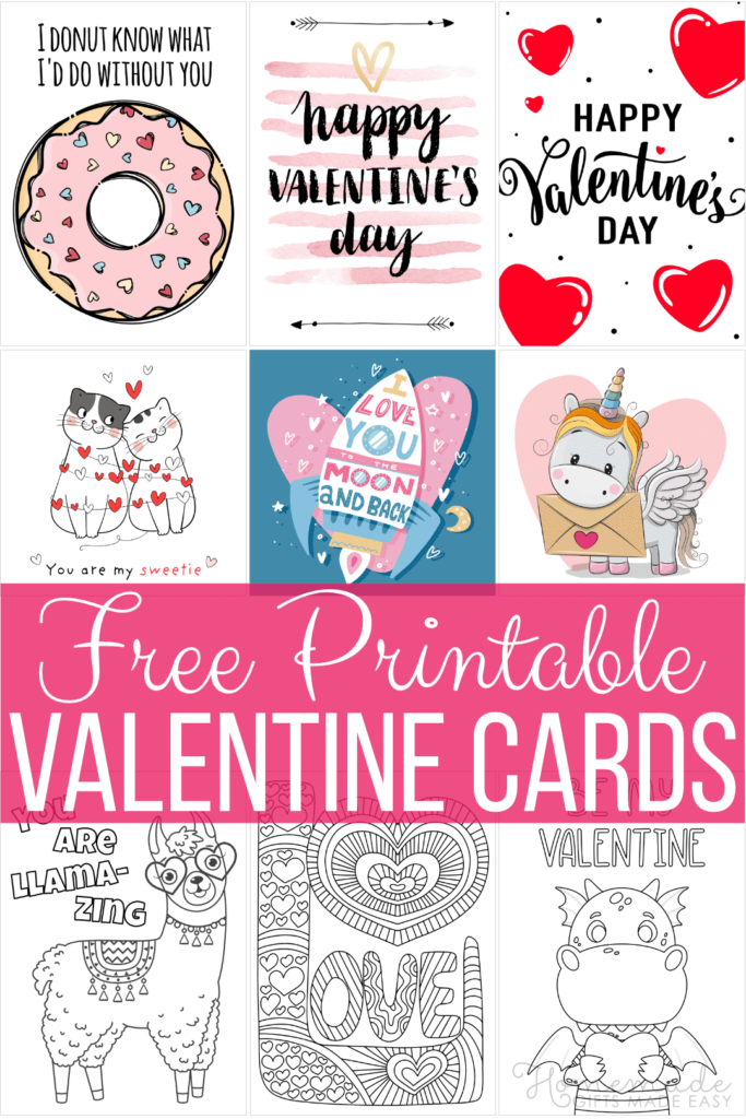 Printable Valentine Cards For Kids