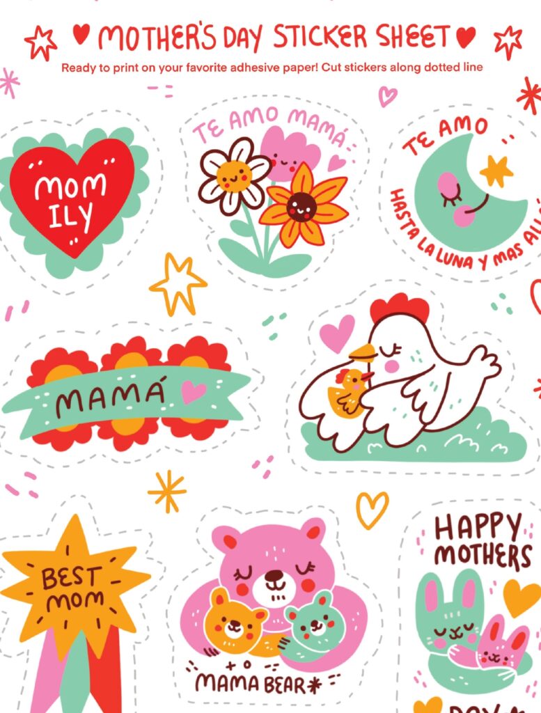 Printables Mother s Day Sticker Sheet HP Official Site