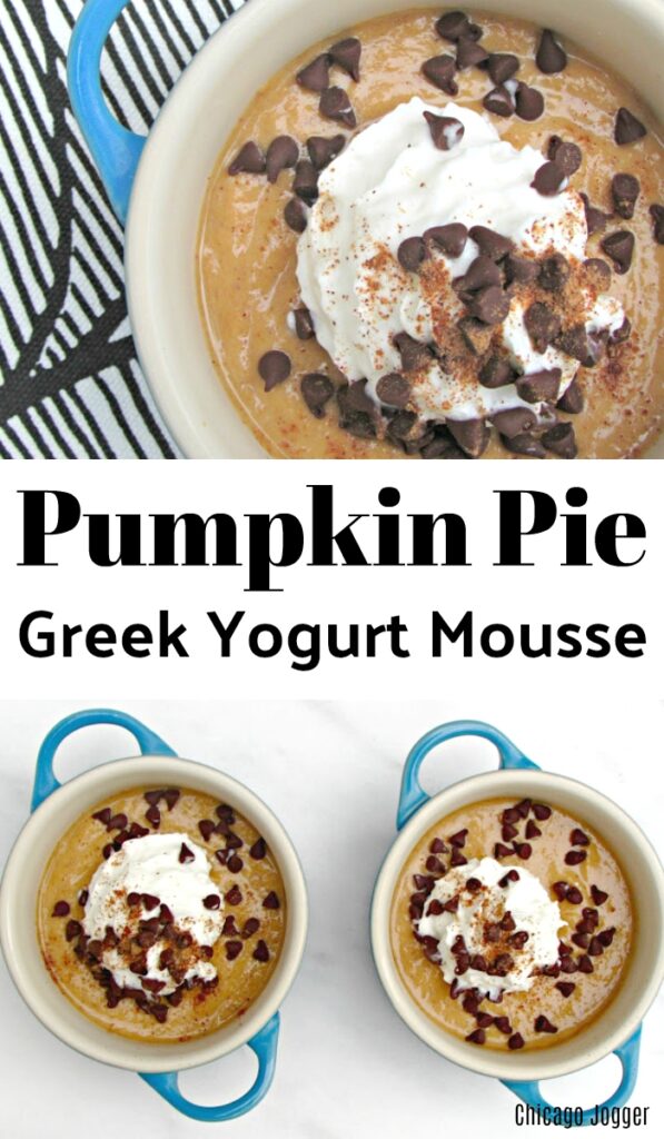 Pumpkin Pie Greek Yogurt Mousse Chicago Jogger