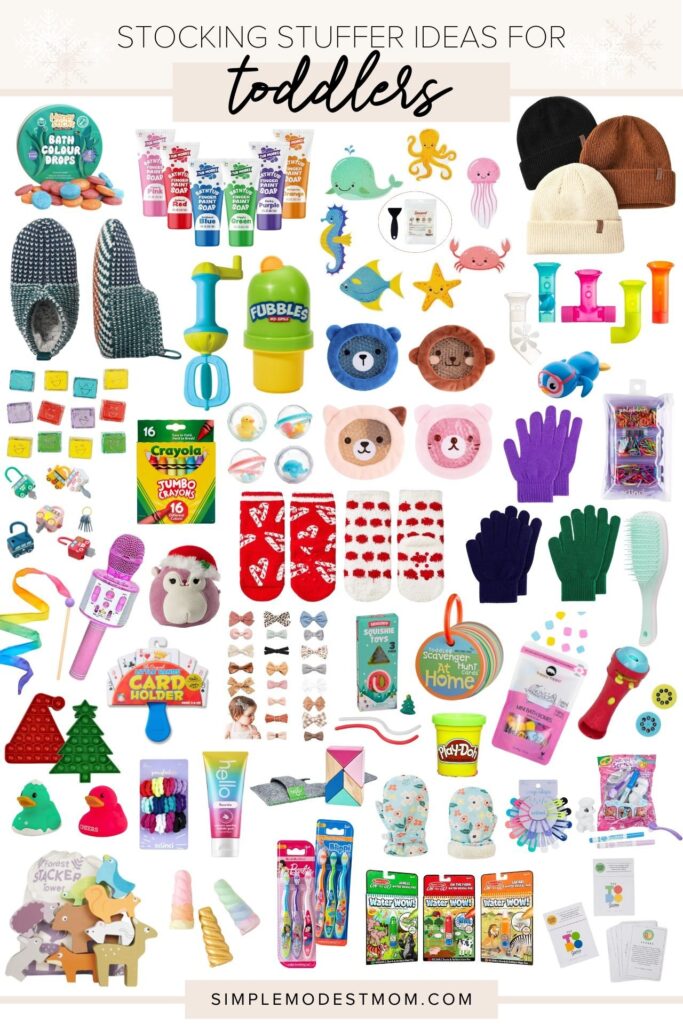 The Best Stocking Stuffer Ideas For Toddlers Simple Modest Mom