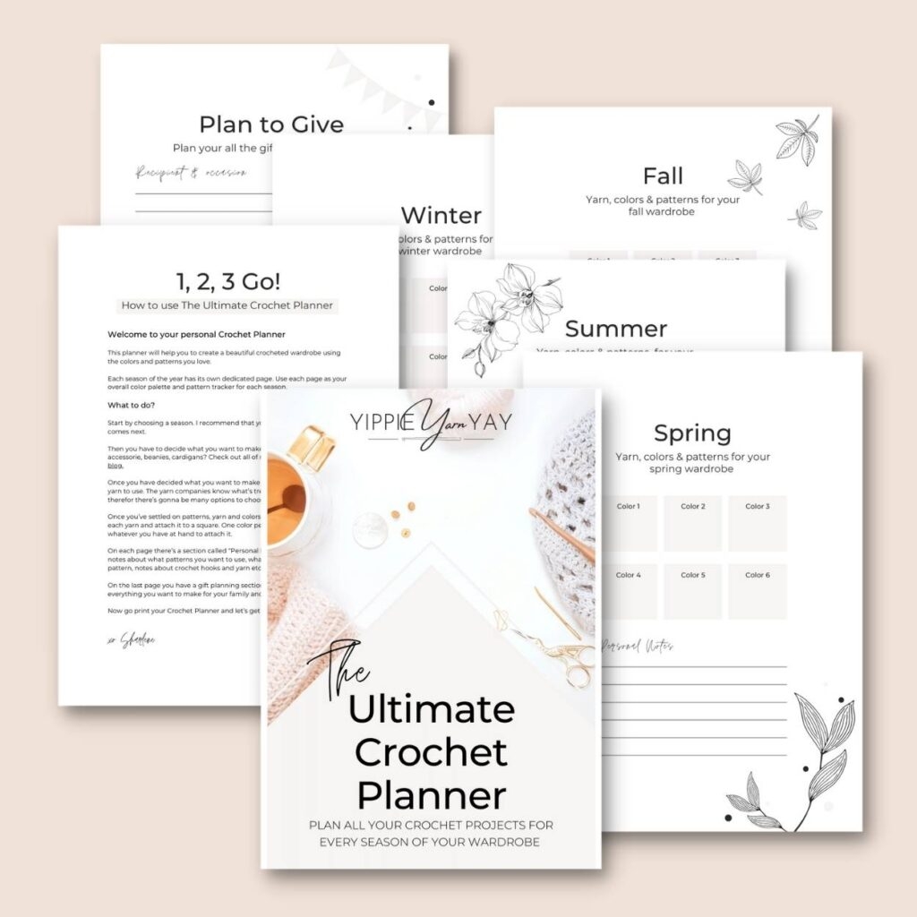 The Ultimate FREE Printable Crochet Planner YOU NEED Today 