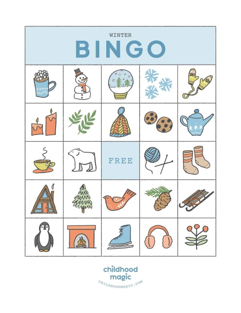 Winter Bingo Childhood Magic