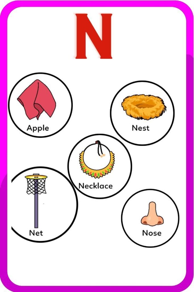 Letter N Images For Preschool